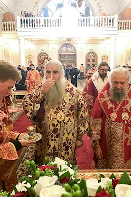 Всенощное бдение в кафедральном соборе святого праведного Феодора Ушакова г. Саранска
