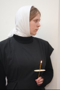 Божественная литургия в Свято-Алексиевском женском монастыре Саратова