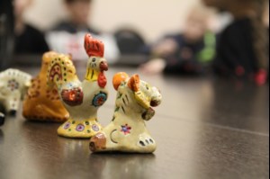 Ребята из «Патриота» познакомились с мастером саратовской глиняной игрушки