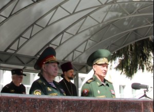 Священник совершил молебен по случаю выпуска в Саратовском институте войск национальной гвардии