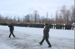 Священник поздравил военных с Днем защитника Отечества