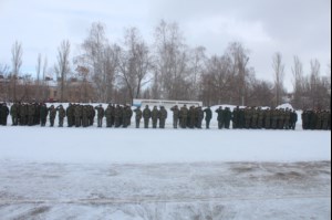 Священник поздравил военных с Днем защитника Отечества