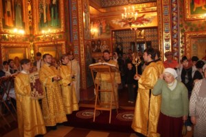 Божественная литургия в Казанском соборе г. Элисты
