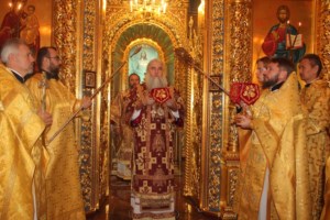 Божественная литургия в Казанском соборе г. Элисты
