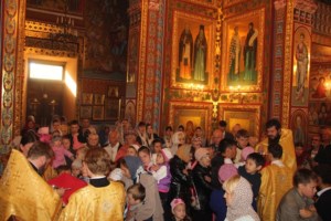 Божественная литургия в Казанском соборе г. Элисты