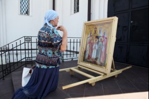 Начало крестного хода в Вавилов Дол