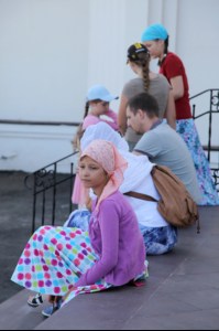 Начало крестного хода в Вавилов Дол