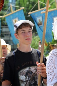 Начало крестного хода в Вавилов Дол