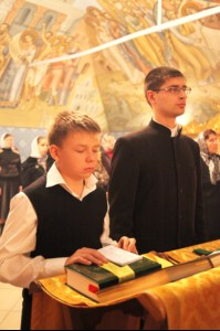 Всенощное бдение в Свято-Троицком соборе Саратова
