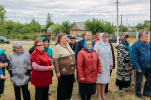 Состоялся молебен на начало строительство храма в р.п. Октябрьский городок Татищевского района
