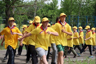В лагере «Солнечный» завершилась первая смена