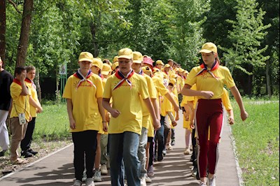 В лагере «Солнечный» завершилась первая смена