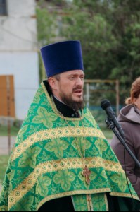 Состоялся молебен на начало строительство храма в р.п. Октябрьский городок Татищевского района