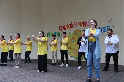 В лагере «Солнечный» завершилась первая смена