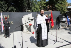 Священник совершил литию по погибшим воинам спецподразделений Внутренних войск МВД России