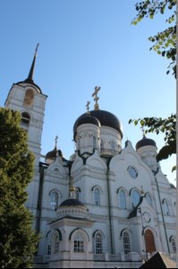 Божественная литургия в Благовещенском кафедральном соборе г. Воронежа