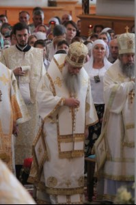 Божественная литургия в Благовещенском кафедральном соборе г. Воронежа