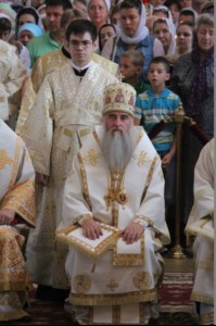 Божественная литургия в Благовещенском кафедральном соборе г. Воронежа