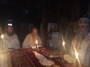 Митрополит Лонгин совершил Литургию в Афонском болгарском монастыре Зограф