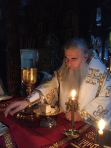 Митрополит Лонгин совершил Литургию в Афонском болгарском монастыре Зограф