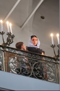 Божественная литургия в Благовещенском кафедральном соборе г. Воронежа