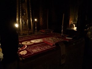 Божественная литургия в Афонском болгарском монастыре Зограф