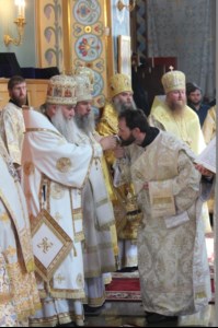 Божественная литургия в Благовещенском кафедральном соборе г. Воронежа