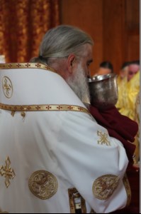 Божественная литургия в Благовещенском кафедральном соборе г. Воронежа
