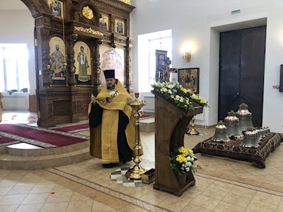 Освящены колокола храма во имя Новомучеников и исповедников Саратовских