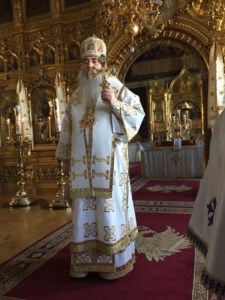 Митрополит Лонгин совершил Литургию в русском на Афоне Пантелеимоновом монастыре