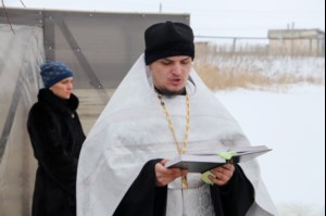 Освящение иордани в селе Кувыка Татищевского района
