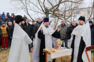 Освящение иордани в селе Кувыка Татищевского района