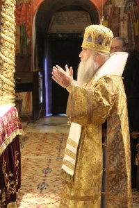 Божественная литургия в Рыльском мужском ставропигиальном монастыре (Болгария)