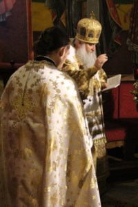 Божественная литургия в Рыльском мужском ставропигиальном монастыре (Болгария)