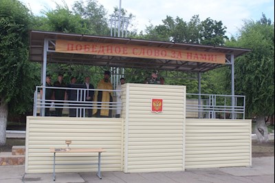 Священник благословил личный состав войсковой части