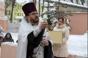 В областном ГУВД совершен чин Великого освящения воды