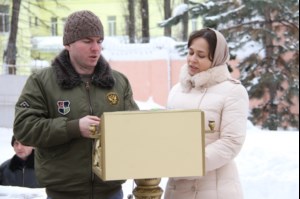 В областном ГУВД совершен чин Великого освящения воды
