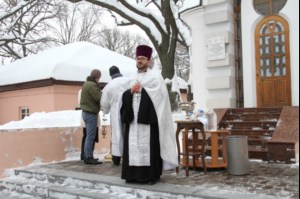 В областном ГУВД совершен чин Великого освящения воды