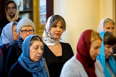 Епископ Симон совершил всенощное бдение в храме в честь иконы Божией Матери «Утоли моя печали» г. Саратова