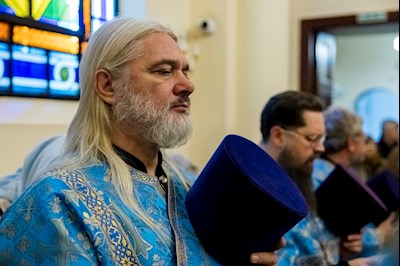 Епископ Симон совершил всенощное бдение в храме в честь иконы Божией Матери «Утоли моя печали» г. Саратова