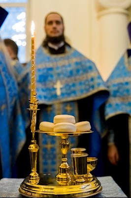 Епископ Симон совершил всенощное бдение в храме в честь иконы Божией Матери «Утоли моя печали» г. Саратова