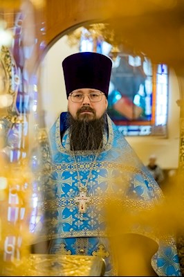 Епископ Симон совершил всенощное бдение в храме в честь иконы Божией Матери «Утоли моя печали» г. Саратова