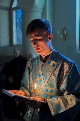 Епископ Симон совершил всенощное бдение в храме в честь иконы Божией Матери «Утоли моя печали» г. Саратова