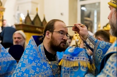 Епископ Симон совершил всенощное бдение в храме в честь иконы Божией Матери «Утоли моя печали» г. Саратова