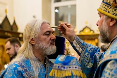 Епископ Симон совершил всенощное бдение в храме в честь иконы Божией Матери «Утоли моя печали» г. Саратова