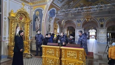 В Троицком соборе прошла экскурсия для сотрудников вневедомственной охраны
