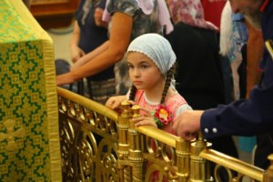 Митрополит Лонгин совершил Литургию в Преображенском соборе Серафимо-Дивеевского монастыря
