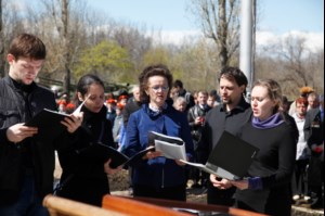 Совершена панихида по погибшим ликвидаторам Чернобыльской аварии