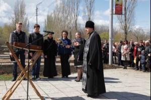 Совершена панихида по погибшим ликвидаторам Чернобыльской аварии
