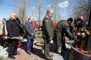 Совершена панихида по погибшим ликвидаторам Чернобыльской аварии